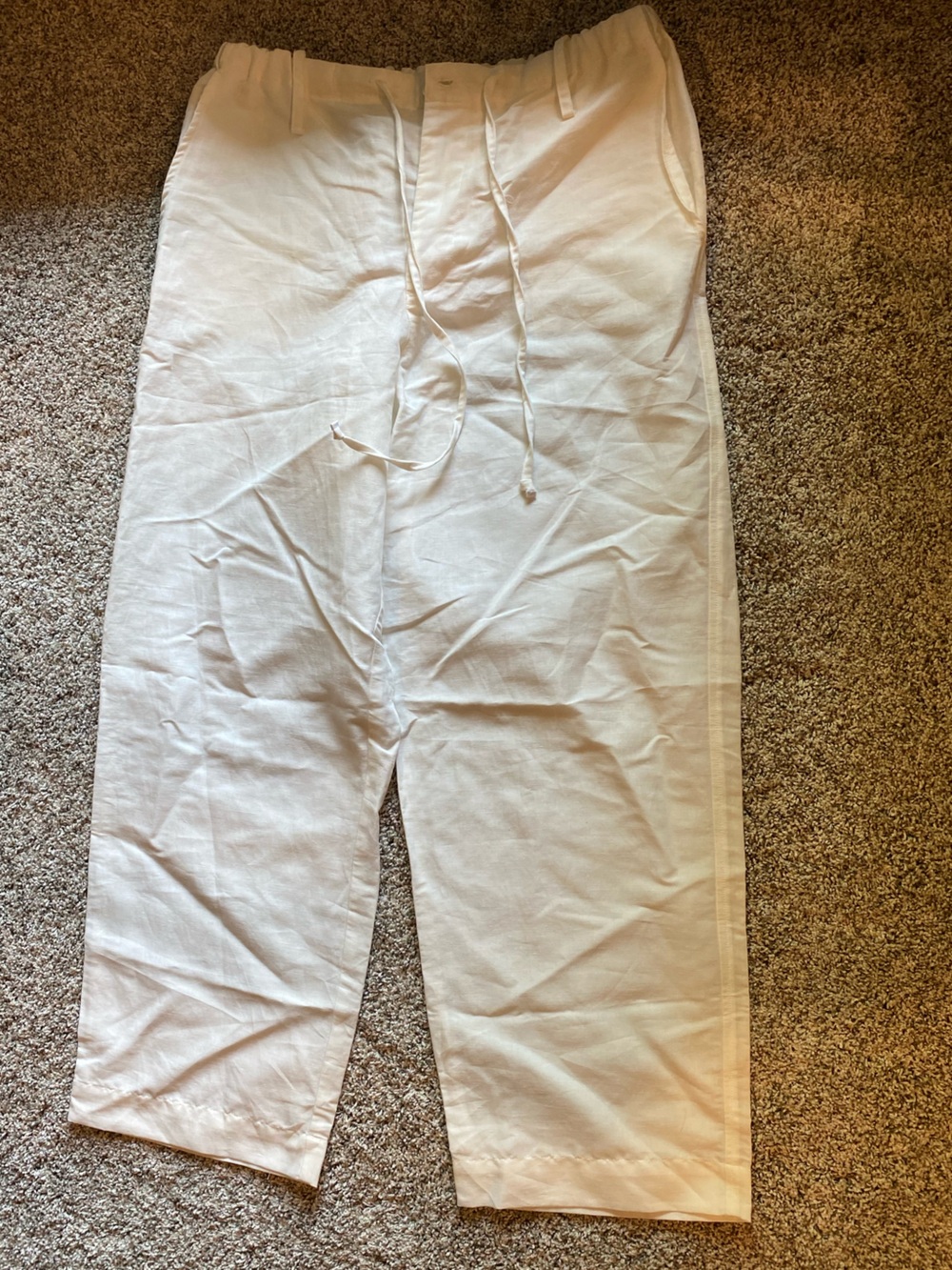 SPRWMN White Casual Pants